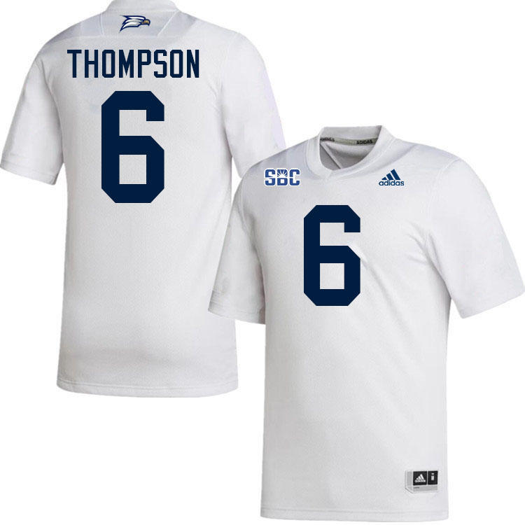 #6 NaJee Thompson Georgia Southern Eagles Jerseys|Apparels Football Stitched-White